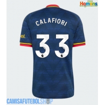 Camisa de time de futebol Arsenal Riccardo Calafiori #33 Replicas 2º Equipamento 2026-27 Manga Curta